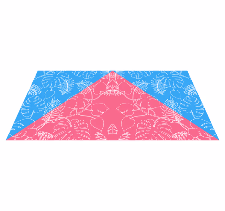 Tappeto vinile natura foglia tropicale - TenStickers