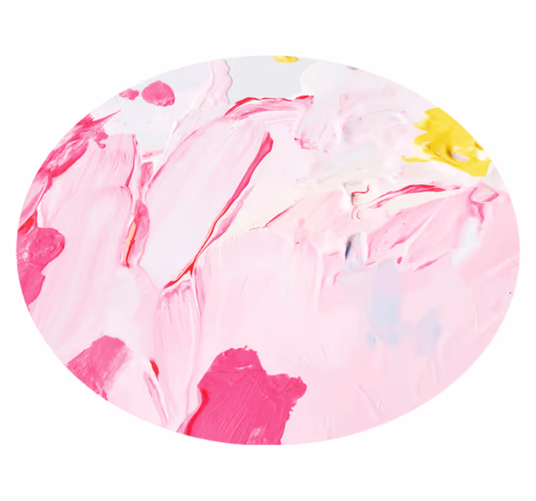 Tappeto vinile per ragazzi vortici rosa astratti - TenStickers