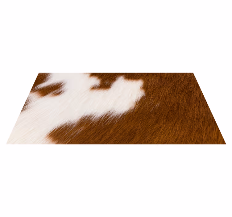 Tappeto vinile stampa animale illustrazione mucche - TenStickers