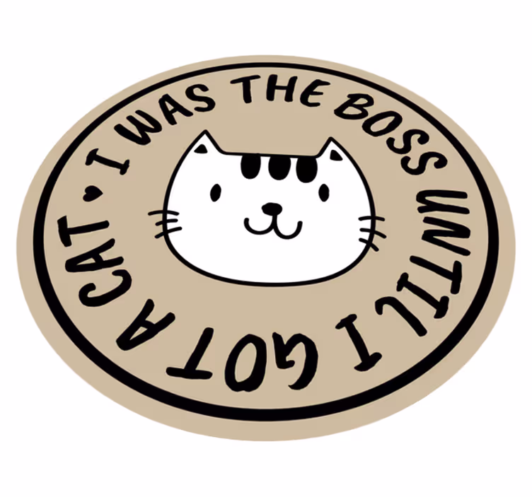 Tappeto vinile alfabeto capo gatto fino a - TenStickers