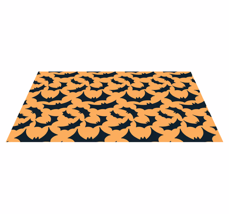 Tappeto vinile Halloween stampa a motivo pipistrello - TenStickers