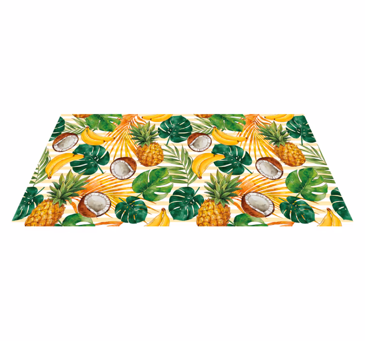 Tappeto pvc cucina paradiso di frutta tropicale - TenStickers