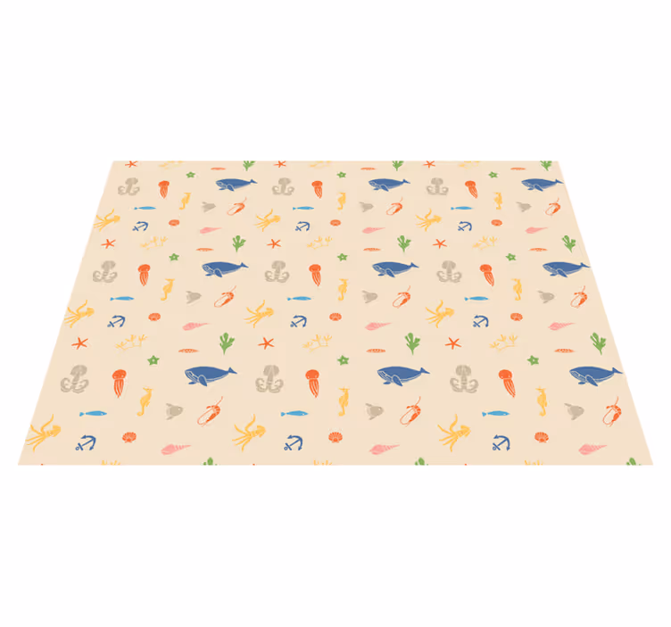 Tappeto vinile per bambini esplorazione subacquea - TenStickers