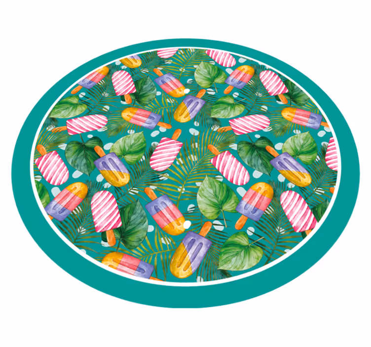Tappeto vinile per bambini gelato estivo - TenStickers