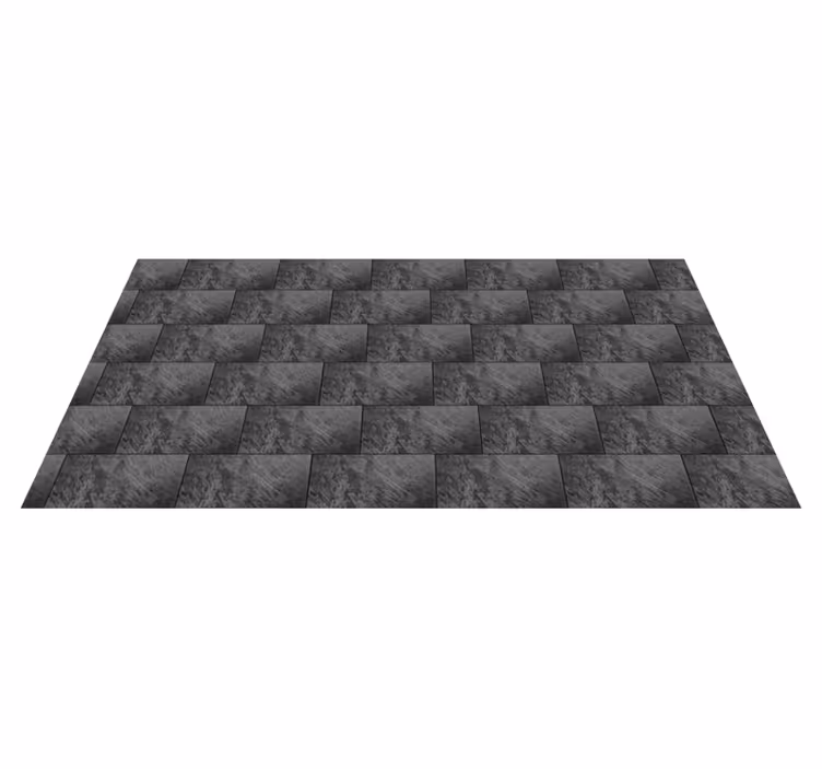 Tappeto vinile effetto pietra modello in stile carboncino - TenStickers