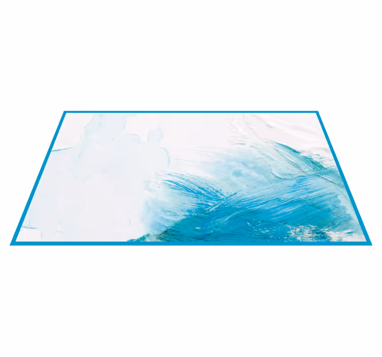 Tappeti vinile motivi vortice astratto color acqua - TenStickers