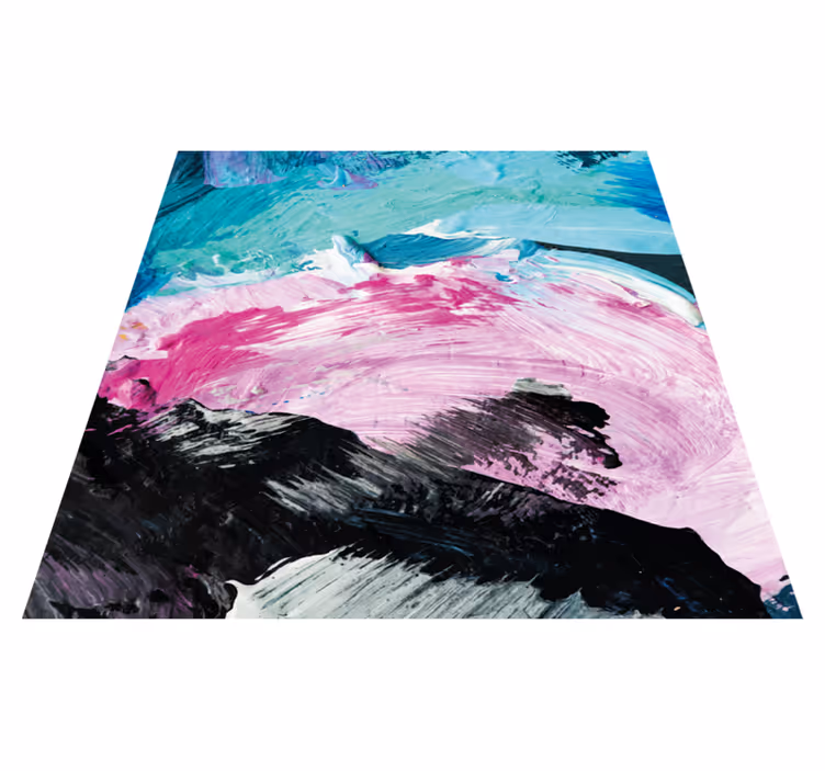 Tappeti vinile motivi esplosione di colori astratti - TenStickers