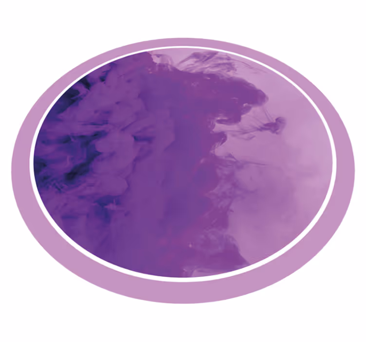 Tappeto vinile rotondo vortice viola astratto - TenStickers