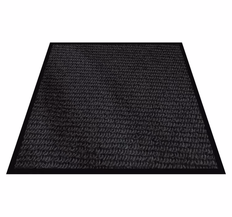Tappeto vinile bagno strato nero strutturato - TenStickers