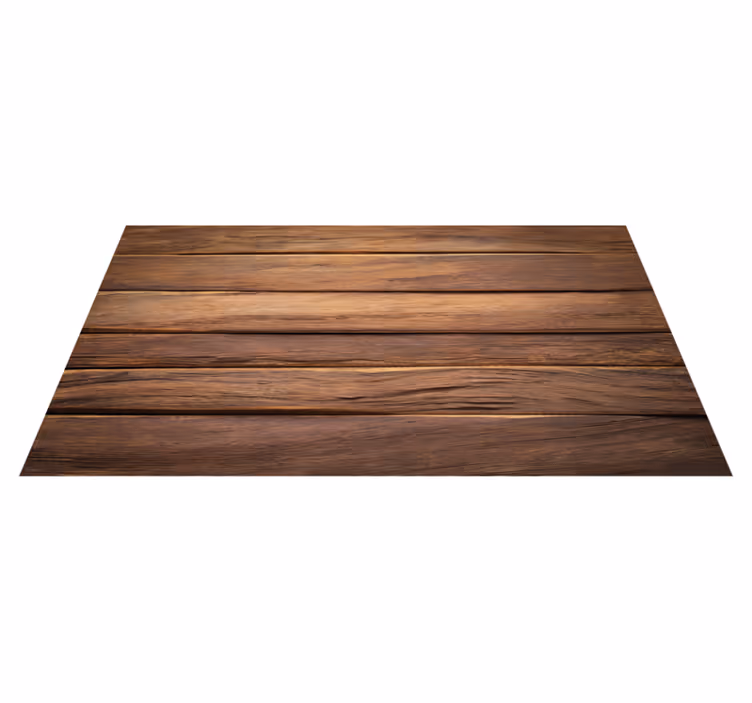 Tappeto pvc cucina calde assi di legno - TenStickers