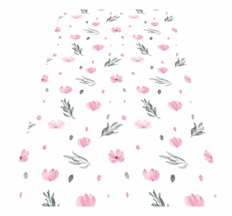 Tappeto vinile fiori affascinanti stampe floreali - TenStickers