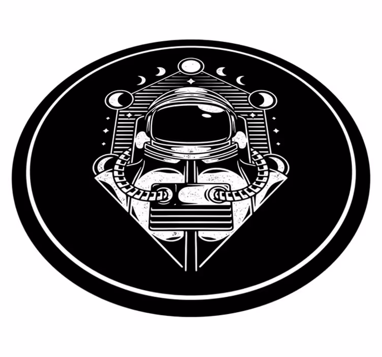 Tappeto vinile per ragazzi grafica astronauta - TenStickers