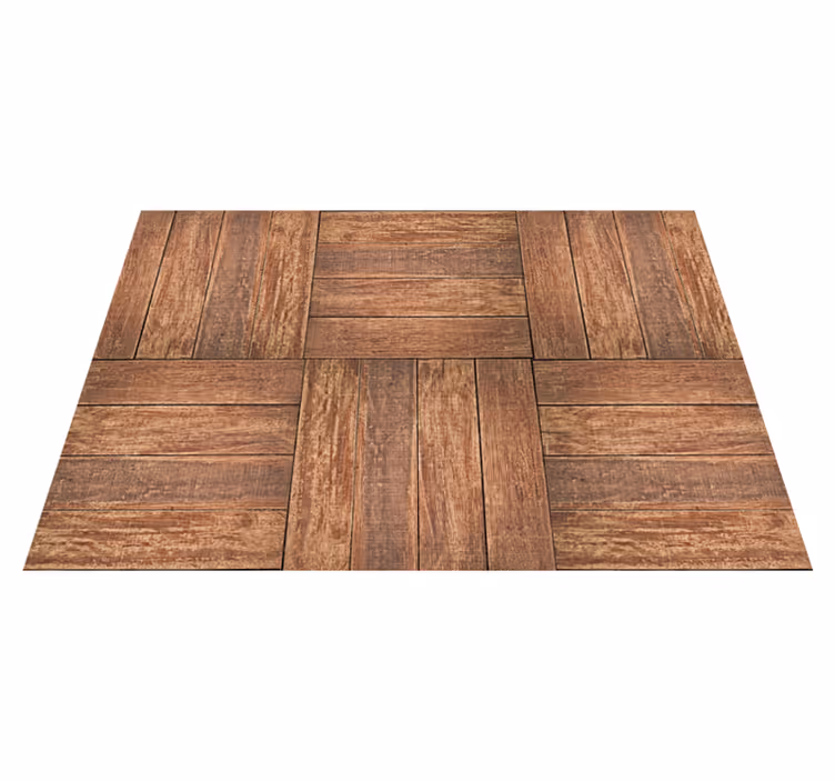 Tappeto vinile effetto legno trama marrone della tavola - TenStickers