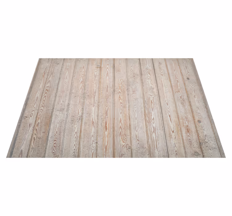 Tappeto vinile effetto legno tavole marroni chiare - TenStickers