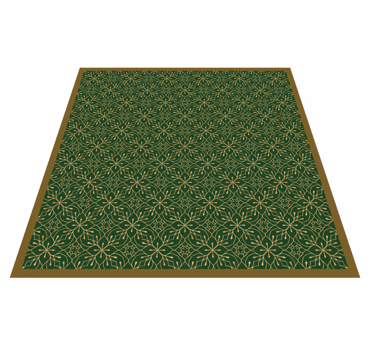 Tappeto vinile fiori grazioso motivo botanico - TenStickers