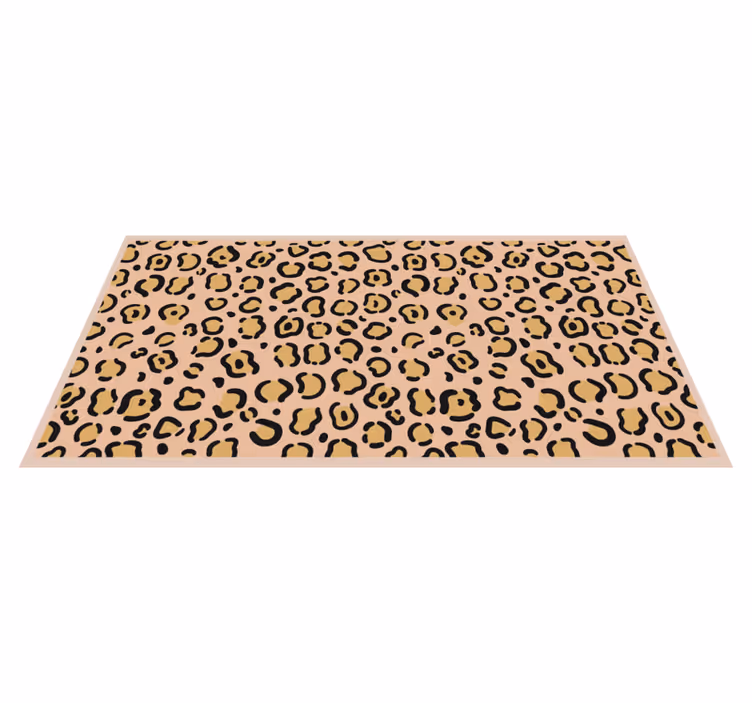Tappeto vinile stampa animale gioco di motivi leopardati - TenStickers