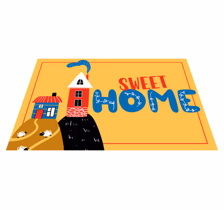 Zerbino pvc casa dolce casa - TenStickers
