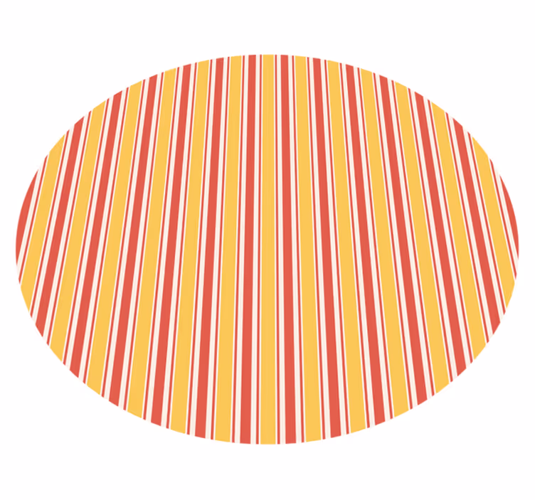 Tappeto vinile strisce giallo e viola - TenStickers