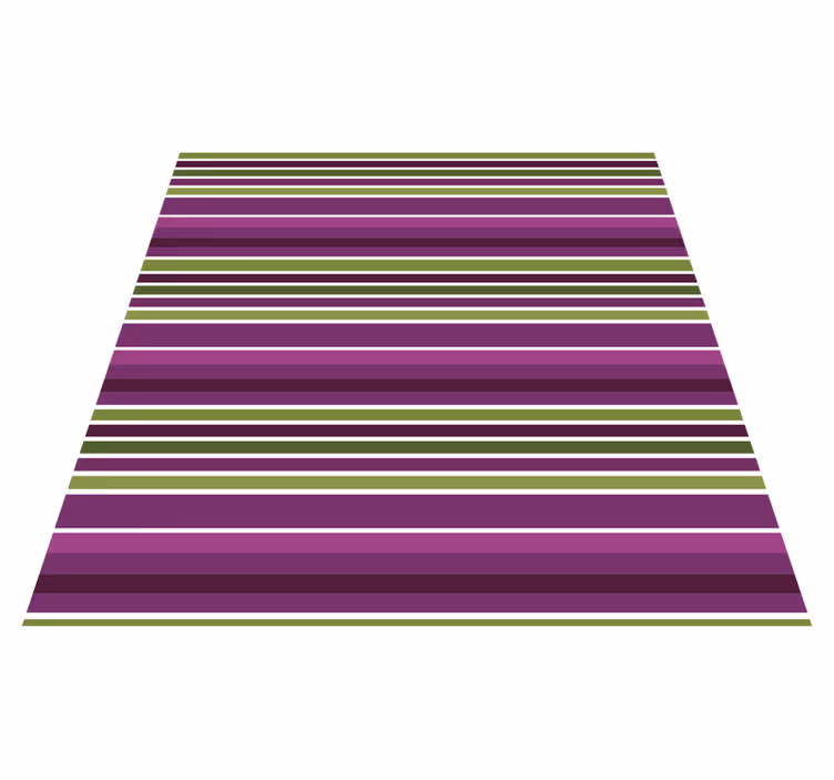 Tappeto vinile strisce viola orizzontale - TenStickers