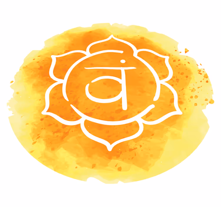Tappeto vinile Mandala simbolo del chakra radiante - TenStickers