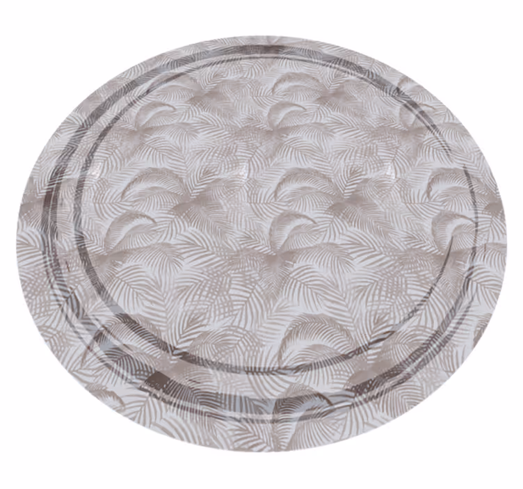 Tappeto vinile fiori sovrapposizione botanica - TenStickers