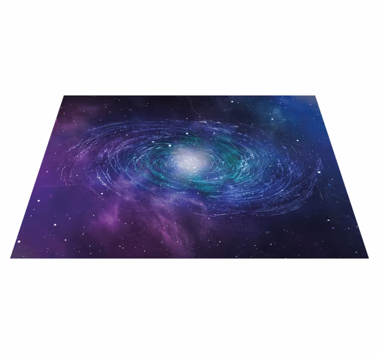 Tappetto vinile stelle modello di vortice galattico - TenStickers