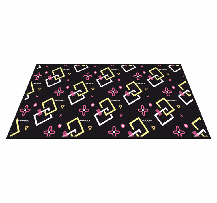 Tappeto vinile geometrico gioco di pattern moderno - TenStickers