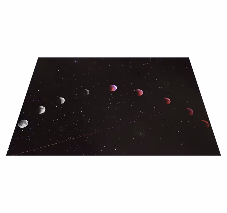 Tappeto vinile per bambini allineamento planetario - TenStickers