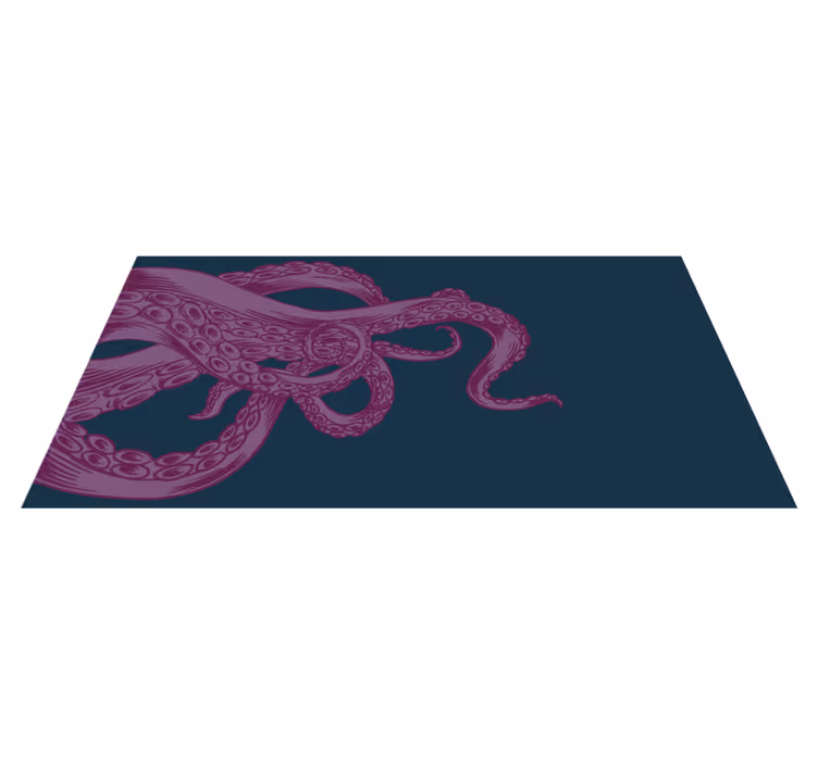 Tappeto di vinile animali octopus Ornament Overlay - TenStickers