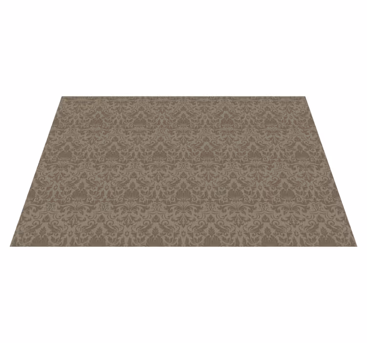 Tappeto in pvc retro/vintage modello barocco elegante - TenStickers