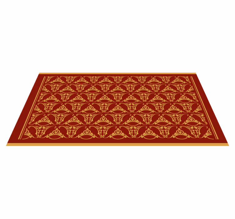 Tappeto vinile vintage eleganza ispirata al mandala - TenStickers