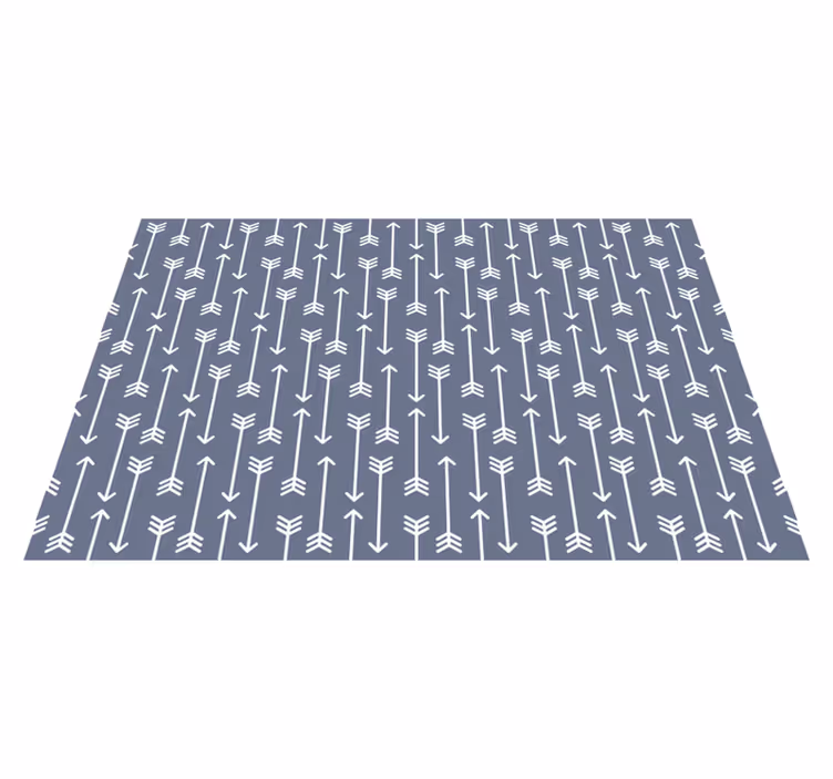 Tappeto vinile strisce modelli di frecce - TenStickers
