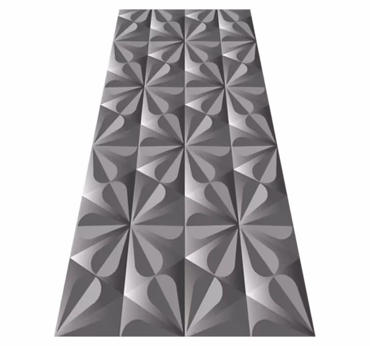 Tappeto vinile geometrico simmetria geometrica - TenStickers