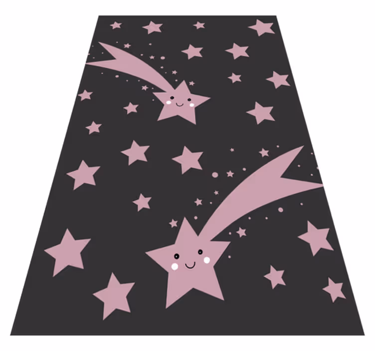 Tappetto vinile stelle stelle cadenti celesti - TenStickers