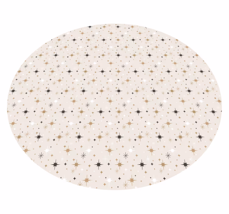 Tappetto vinile stelle motivo stellato - TenStickers