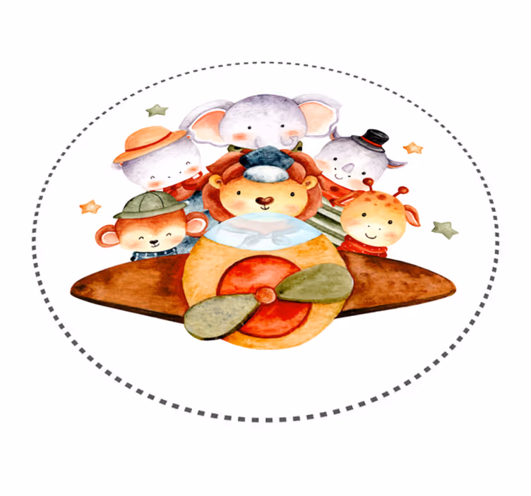 Tappeto vinile per bambini compagni dei bambini - TenStickers