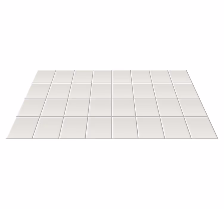 Tappeto vinile piastrelle simulazione ceramica - TenStickers