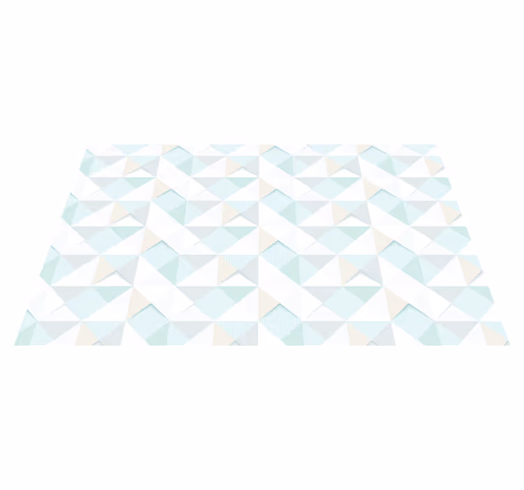 Tappeto in vinile con forme geometriche - TenStickers