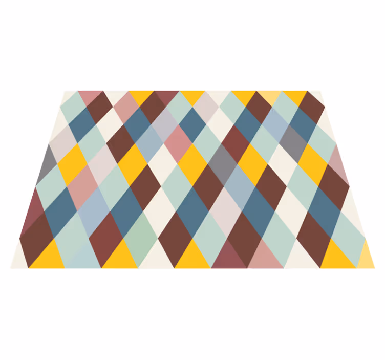 Tappeto in vinile con forme geometriche - TenStickers