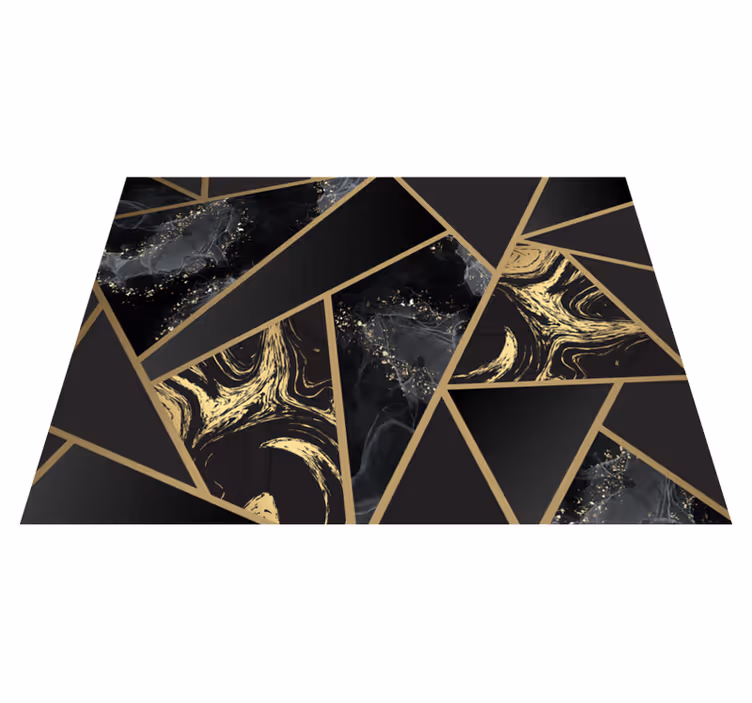 Tappeto in vinile con forme geometriche - TenStickers