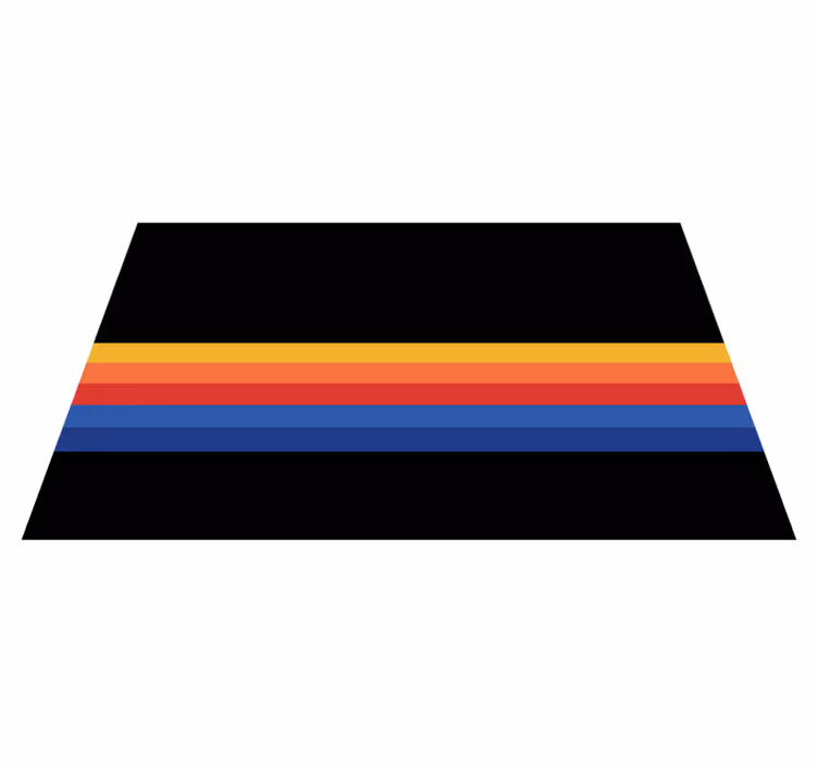 Passatoia in vinile righe minimalist Striped Accent - TenStickers