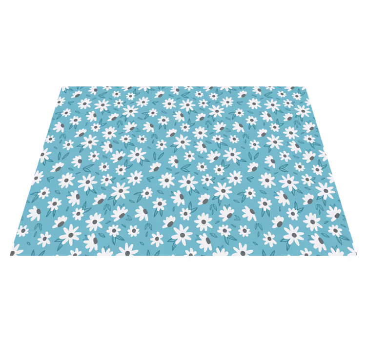 Tappeto vinile fiori decorazioni a motivi floreali - TenStickers