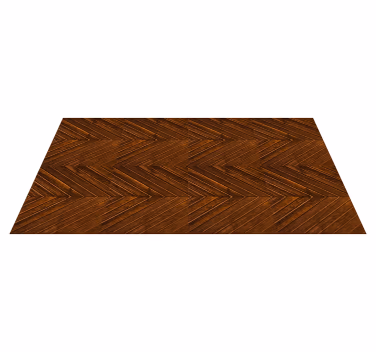 Tappeto in pvc legno classico motivo a spina di pesce - TenStickers