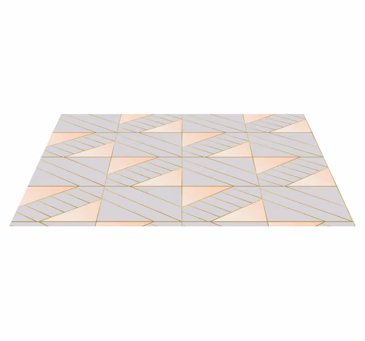 Tappeto in vinile con forme geometriche fantasia geometrica - TenStickers