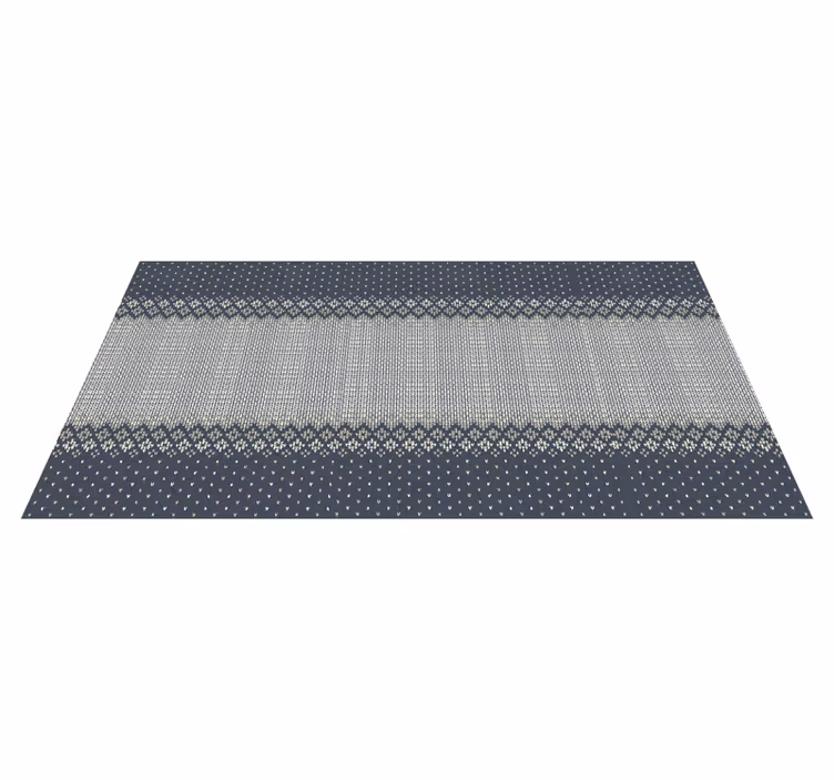 Tappeto in vinile stile nordico effetto zig zag - TenStickers
