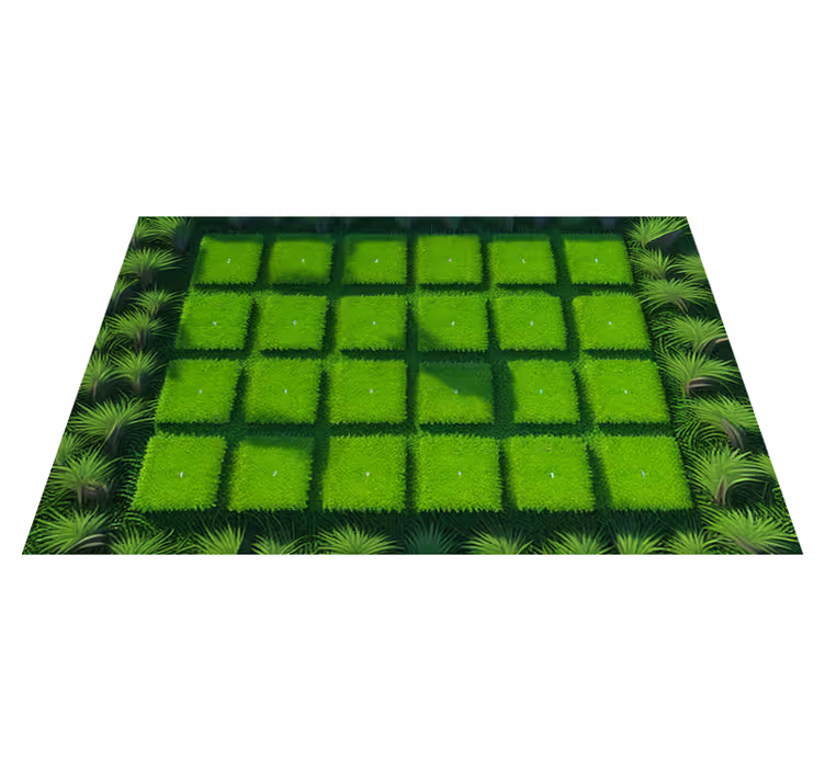 Tappeto in vinile effetto cubo - TenStickers