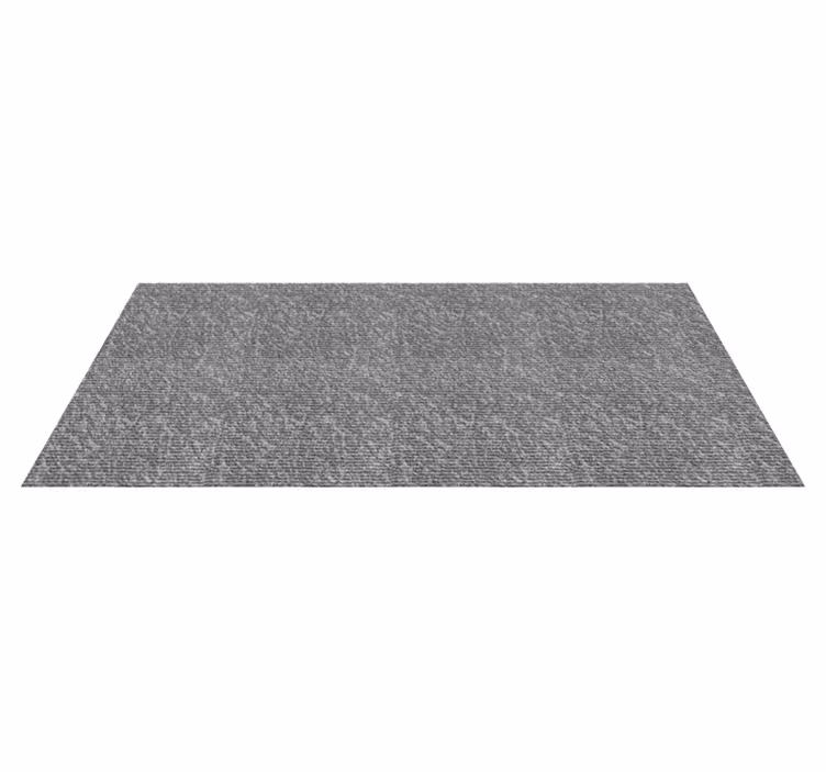 Tappeto in pvc moderno tejido monocolore grigio - TenStickers