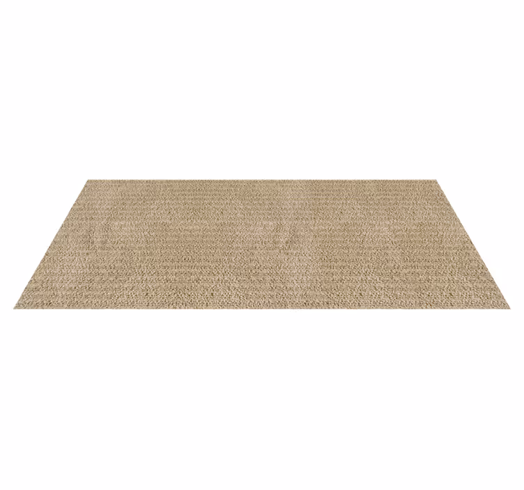 Tappeto in pvc moderno tejido monocolore beige - TenStickers