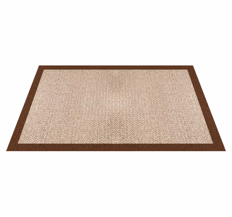 Tappeto in pvc legno effetto tejido - TenStickers