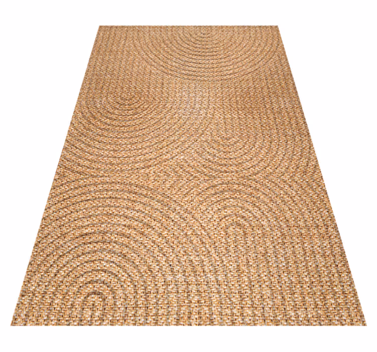 Tappeto in pvc legno arcos effetto tejido - TenStickers